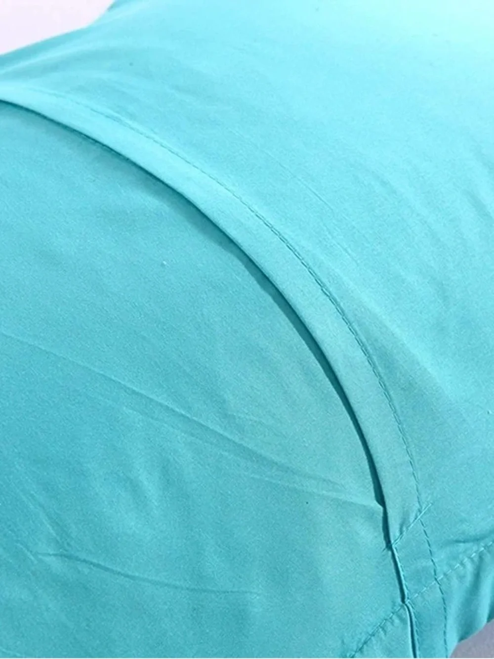 Turquoise Quilted Pillow Shams - Set of 2